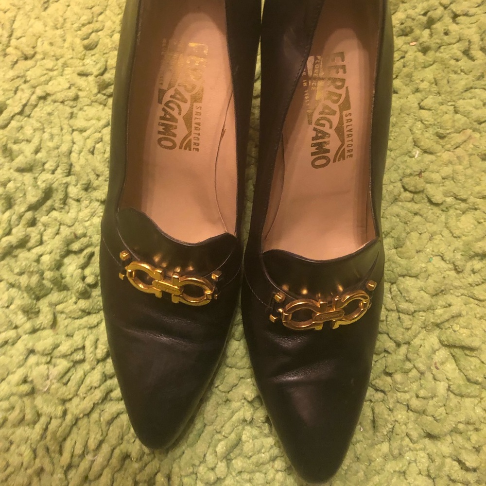Salvatore Ferragamo Fierce Black Heels! Final CALL